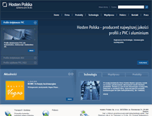 Tablet Screenshot of hosten.pl
